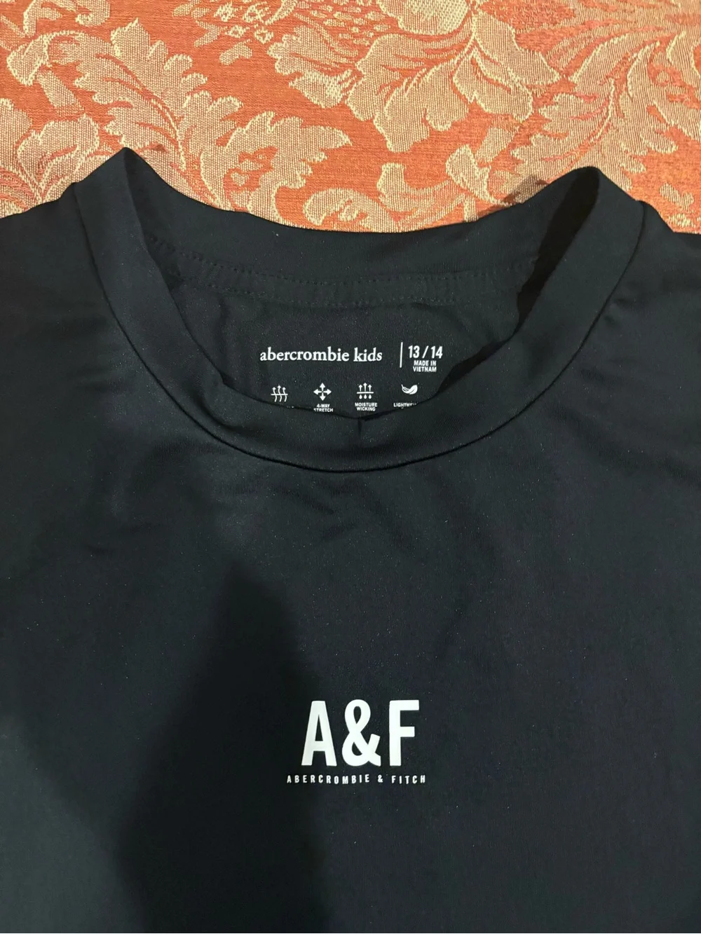 Abercrombie & Fitch Kids Black and Light Blue Athletic Matching Set